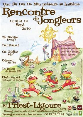 2010 Rencontre de Jongleurs - St Priest Ligoure