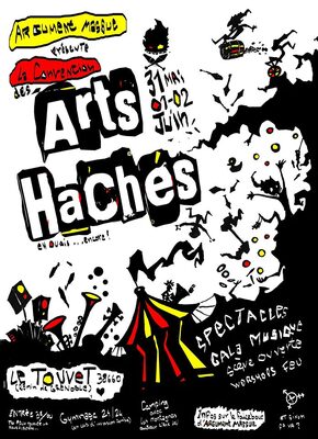 2020 affiche art hache
